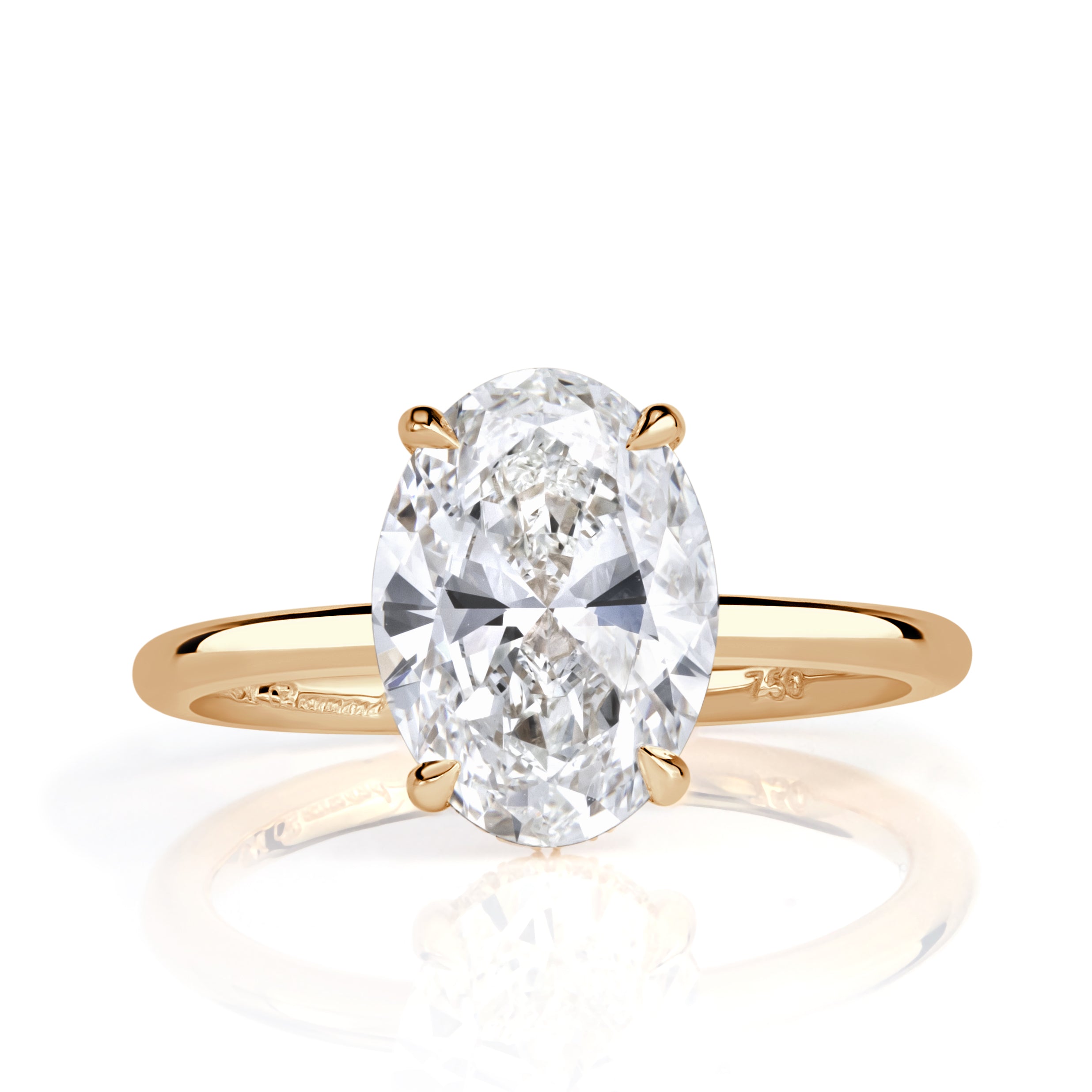 2.28ct Oval Cut Diamond Engagement Ring – Mark Broumand