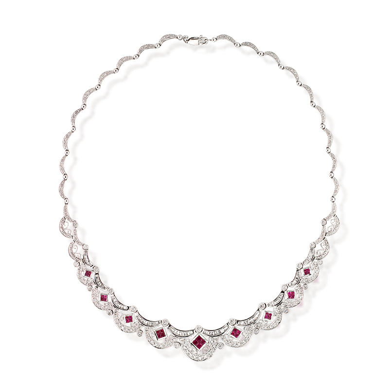 Shop Online for Elegant Diamond Necklace Sets - Impressive for any