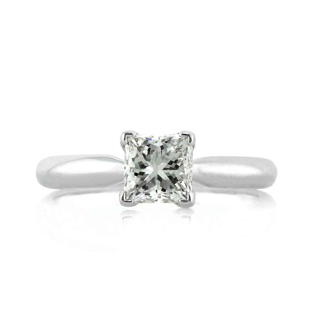 1.00ct Round Cut Solitaire Diamond Engagement Ring Wedding Band for Men