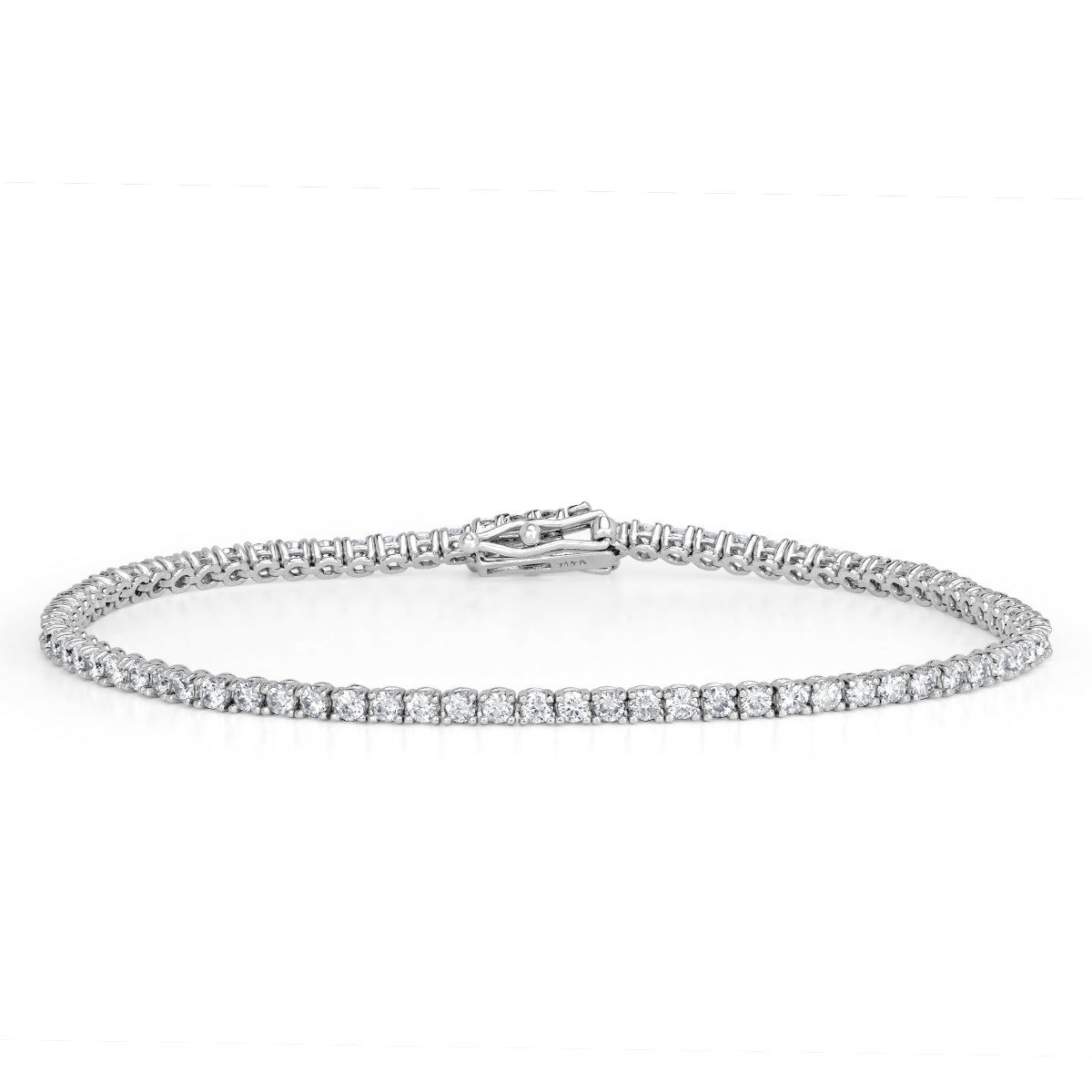 The GLD Shop Round Cut Tennis Bracelet