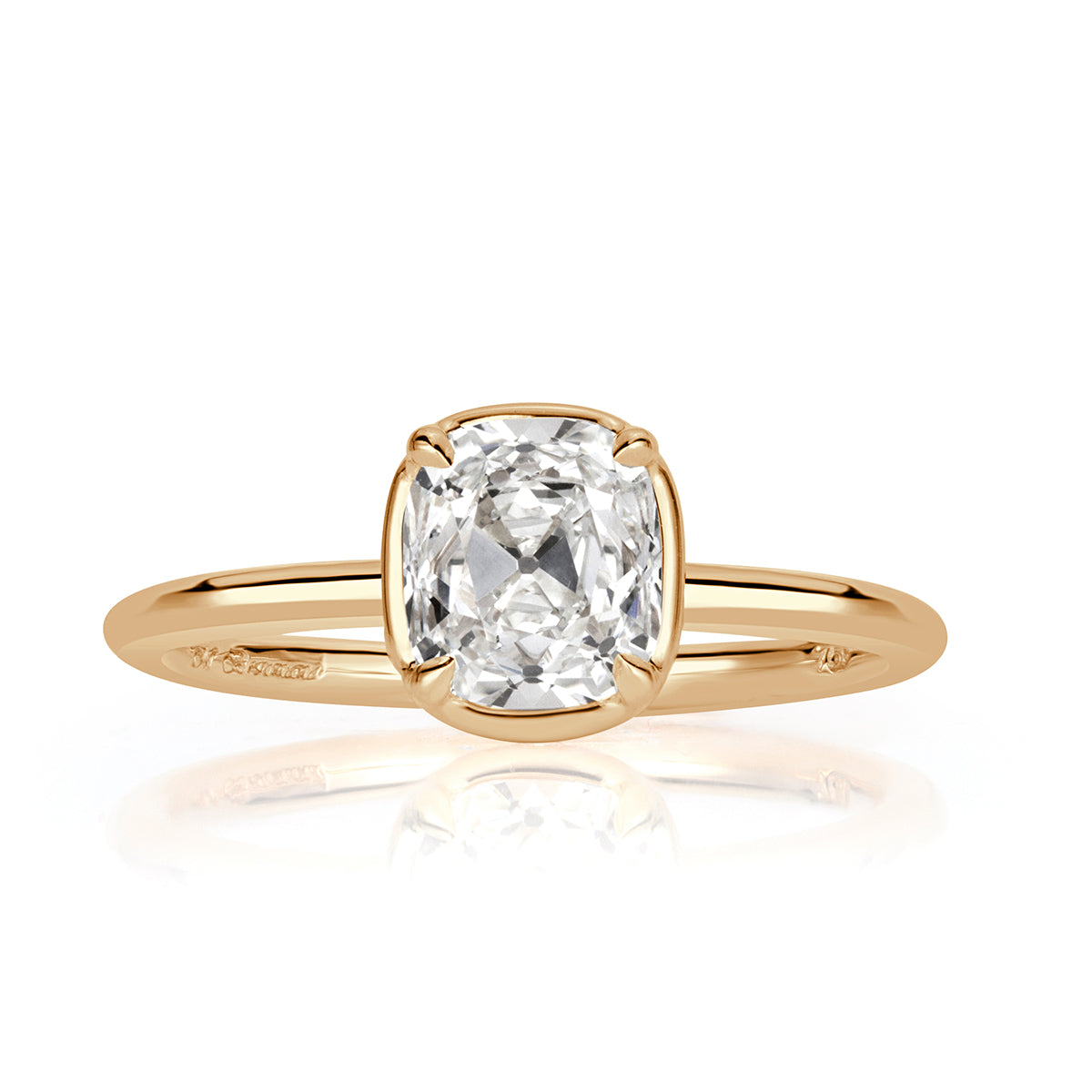 1.52ct Old Mine Cut Diamond Engagement Ring – Mark Broumand