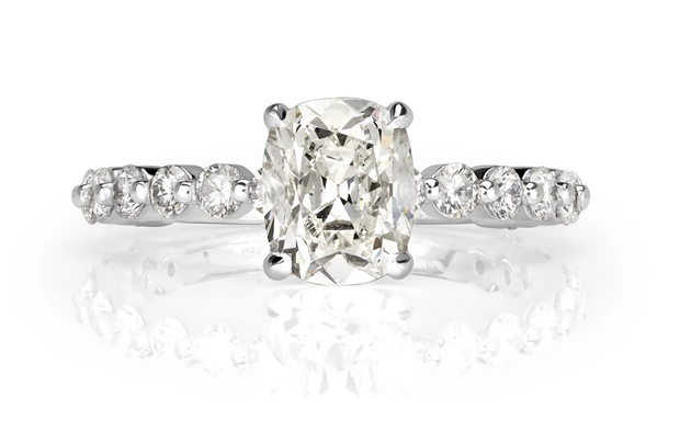  2.33ct Old Mine Cut Diamond Engagement Ring 2.33ct Old Mine Cut Diamond Engagement Ring 2.33ct Old Mine Cut Diamond Engagement Ring 2.33ct Old Mine Cut Diamond Engagement Ring