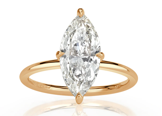 marquise cut diamond engagement ring