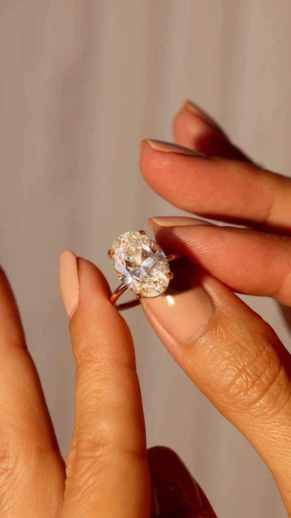 Oval Cut Diamond Engagement Ring Meaning Mark Broumand