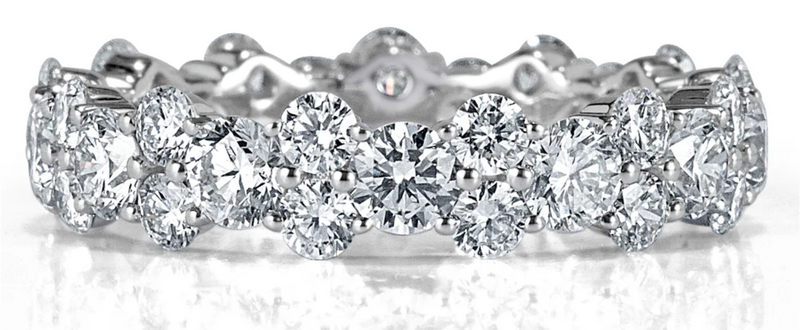 Round Brilliant Cut Diamond Eternity Band