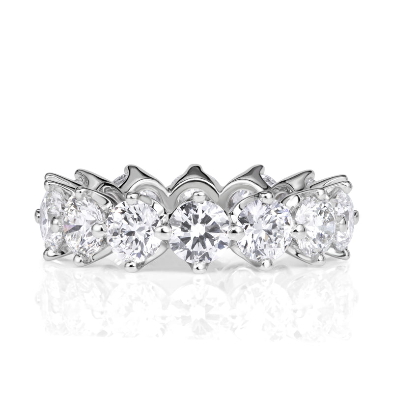 5.50ct Round Brilliant Cut Diamond Eternity Band in Platinum