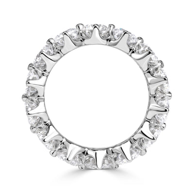 5.50ct Round Brilliant Cut Diamond Eternity Band in Platinum
