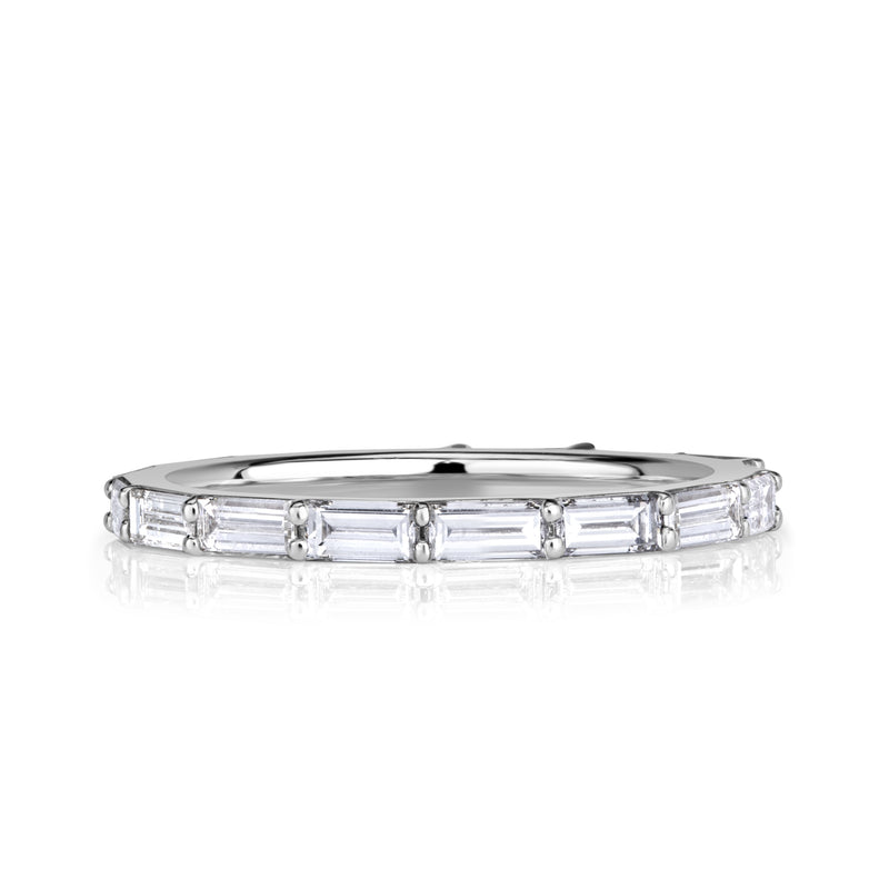 1.25ct Baguette Cut Diamond Eternity Band in Platinum