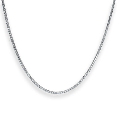 Classic Diamond Tennis Necklace