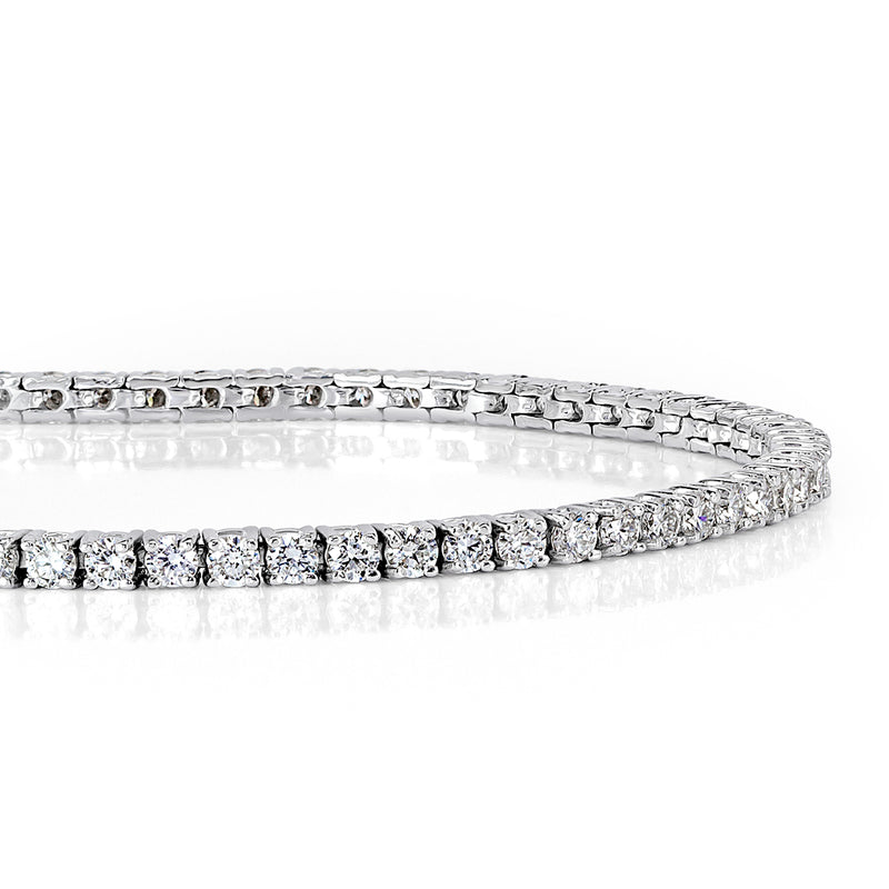 2.99ct Round Brilliant Cut Diamond Tennis Bracelet