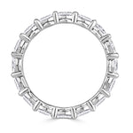 2.00ct Oval Cut Diamond Eternity Band in 18k White Gold