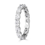 2.00ct Oval Cut Diamond Eternity Band in Platinum