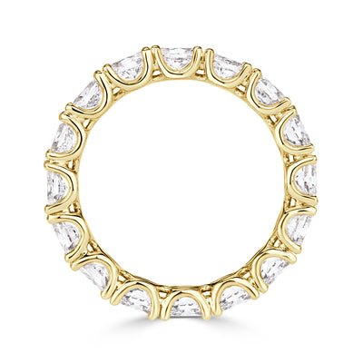 2.00ct Oval Cut Diamond East-West Eternity Band in 18K Yellow Gold