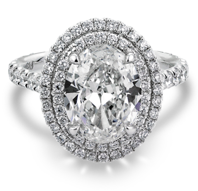 Oval Cut Diamond Engagement Ring 2.31ct | Pravins