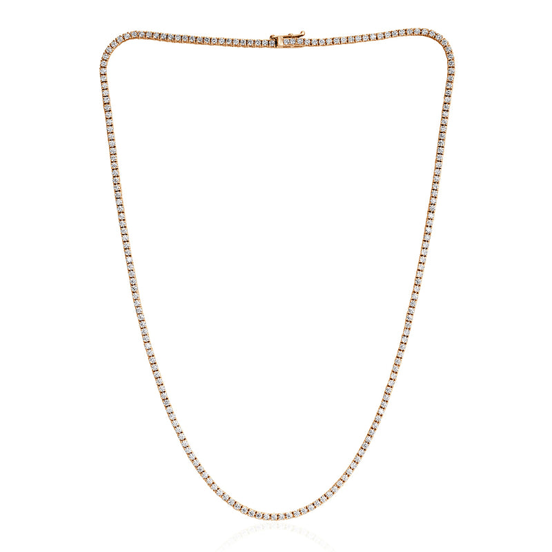 Classic Diamond Tennis Necklace