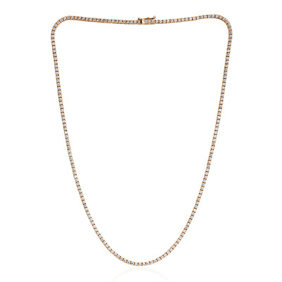 Classic Diamond Tennis Necklace