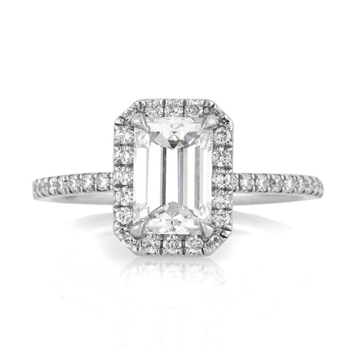 2.40ct Emerald Cut Diamond Engagement Ring