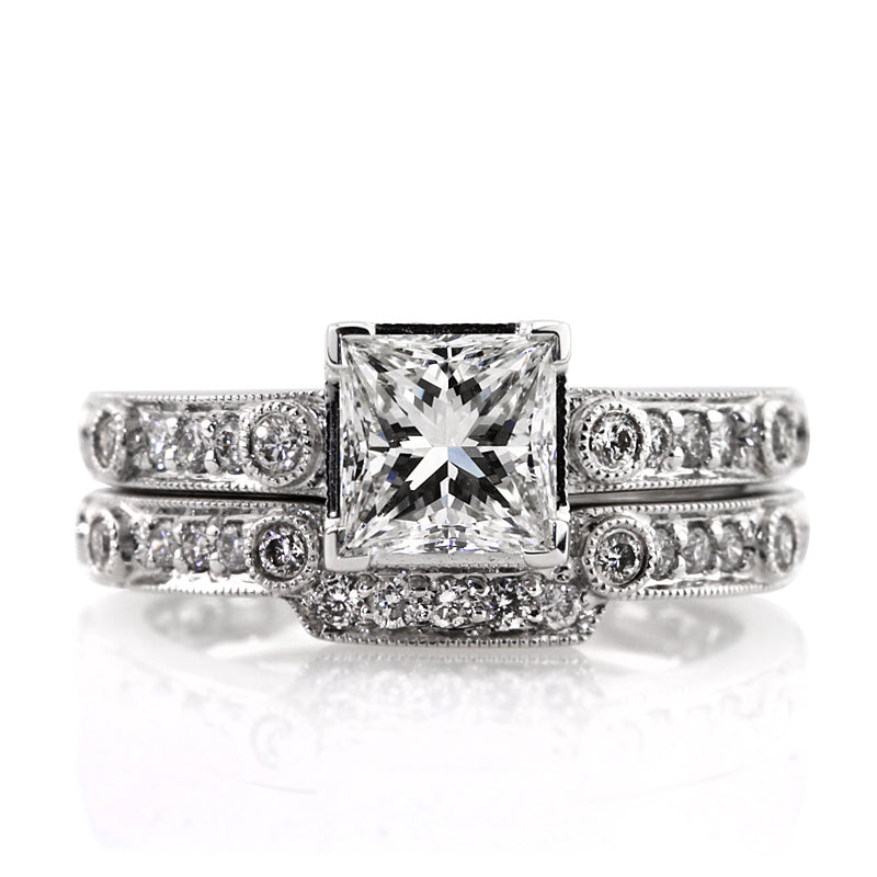 2.35ct Princess Cut Diamond Engagement Ring