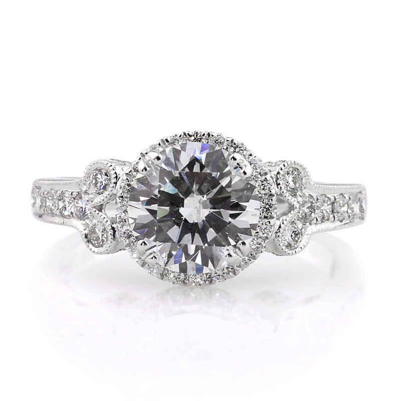 2.26ct Round Brilliant Cut Diamond Engagement Ring