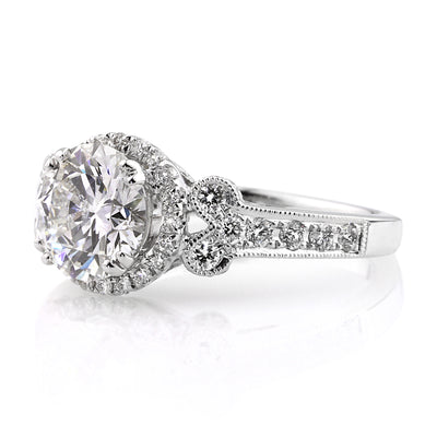 2.26ct Round Brilliant Cut Diamond Engagement Ring