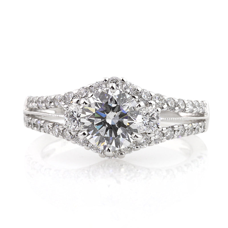 2.02ct Round Brilliant Cut Diamond Engagement Ring