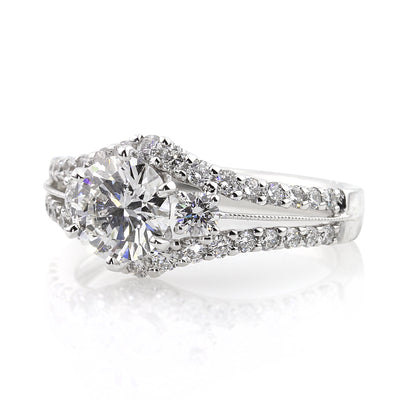 2.02ct Round Brilliant Cut Diamond Engagement Ring