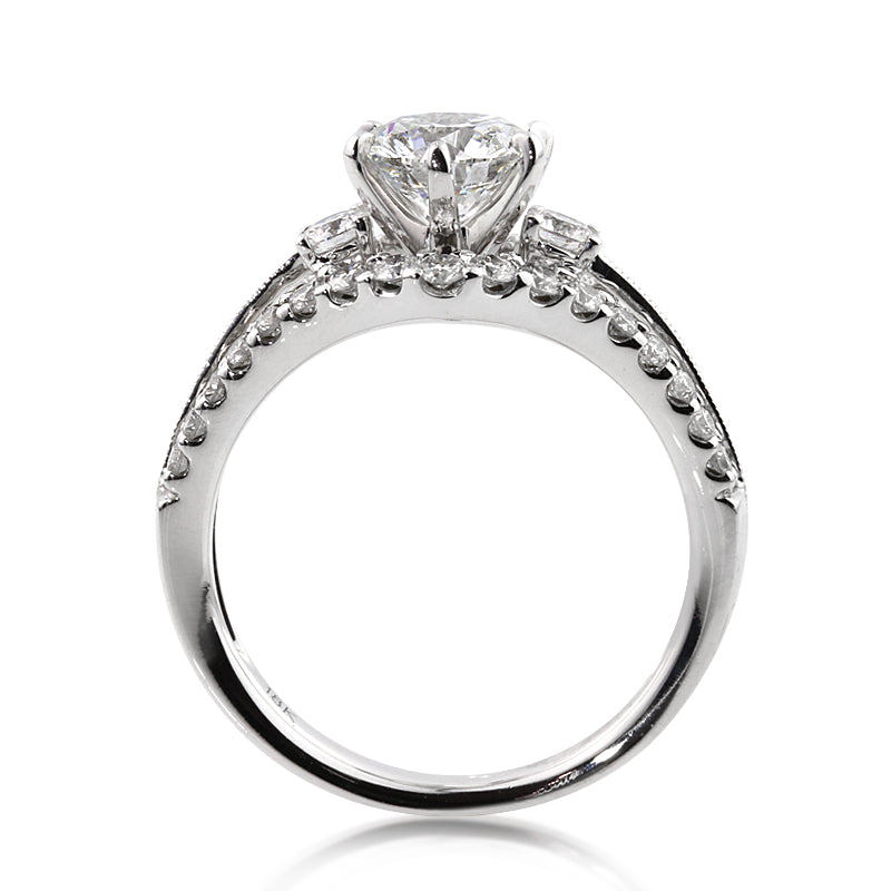 2.02ct Round Brilliant Cut Diamond Engagement Ring