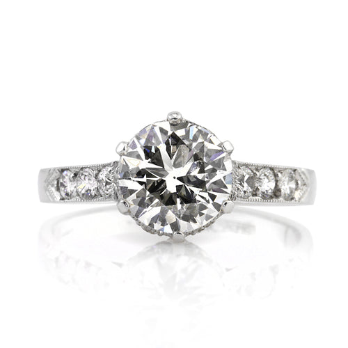 2.70ct Round Brilliant Cut Diamond Engagement Ring