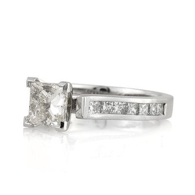 2.75ct Princess Cut Diamond Wedding Ring Set