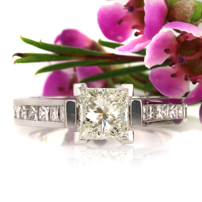 Complete Princess Cut Engagement Ring
