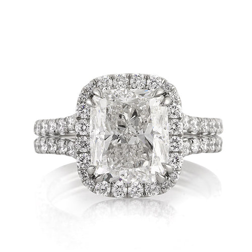 5.30ct Cushion Cut Diamond Engagement Ring