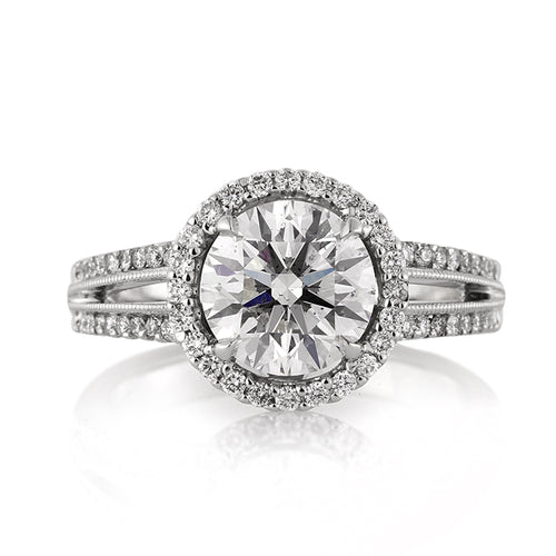 2.77ct Round Brilliant Cut Diamond Engagement Ring