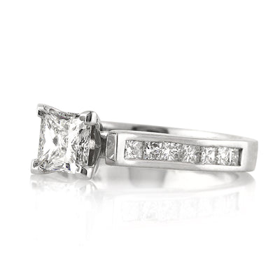 2.58ct Princess Cut Diamond Wedding Set