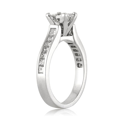 2.58ct Princess Cut Diamond Wedding Set