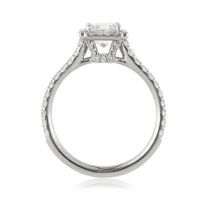 1.66ct Princess Cut Diamond Engagement Ring