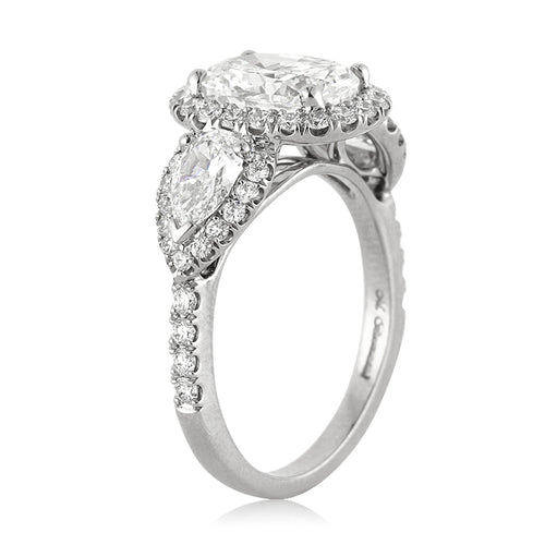 3.55ct Oval Cut Diamond Engagement Ring