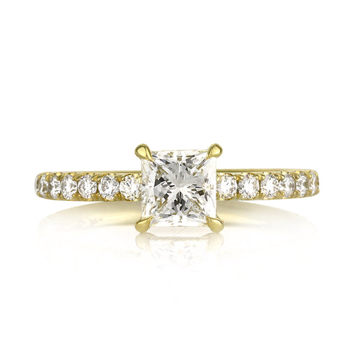 1.51ct Princess Cut Diamond Engagement Ring