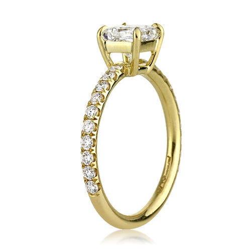 1.51ct Princess Cut Diamond Engagement Ring
