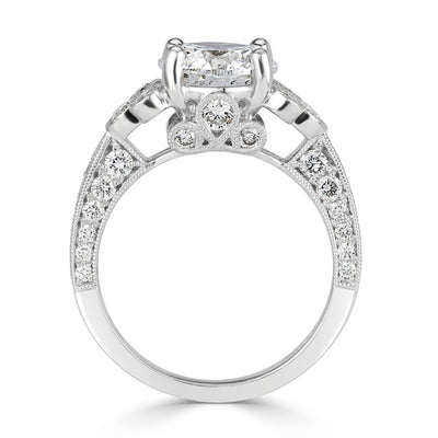 3.54ct Round Brilliant Cut Diamond Engagement Ring