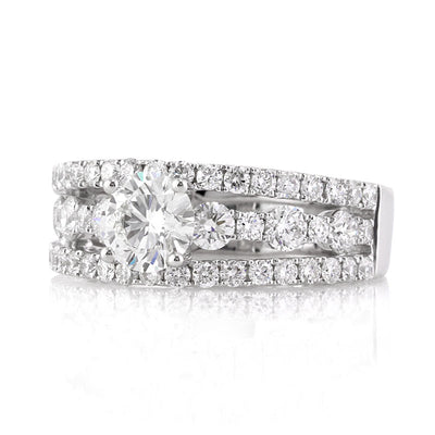 2.33ct Round Brilliant Cut Diamond Engagement Ring