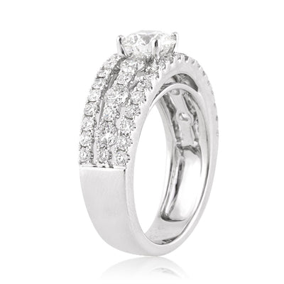 2.33ct Round Brilliant Cut Diamond Engagement Ring