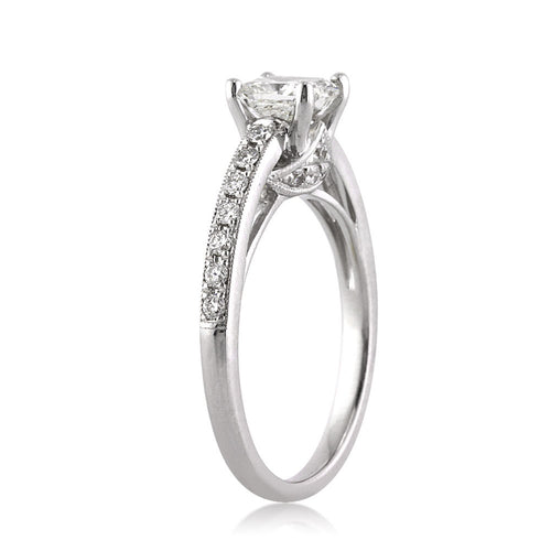 1.29ct Cushion Cut Diamond Engagement Ring