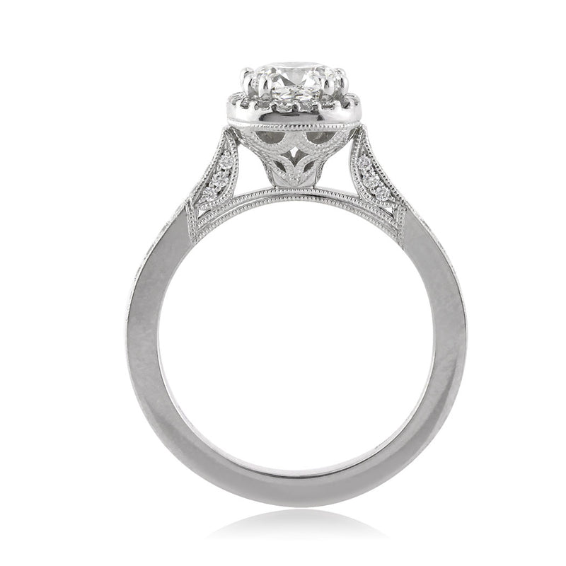 1.50ct Cushion Cut Diamond Engagement Ring