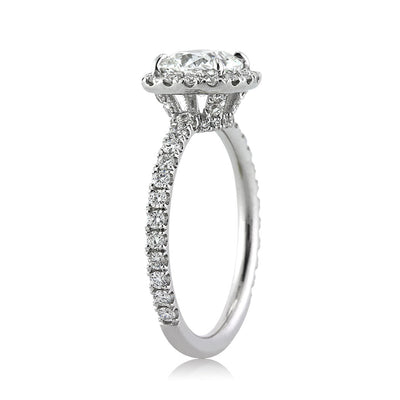 1.56ct Cushion Cut Diamond Engagement Ring