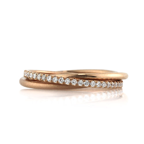 0.45ct Round Brilliant Cut Diamond Trinity Eternity Ring