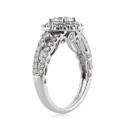 1.79ct Round Brilliant Cut Diamond Engagement Ring