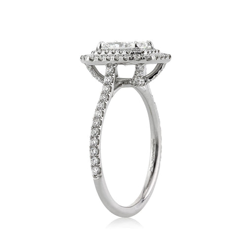 1.66ct Radiant Cut Diamond Engagement Ring