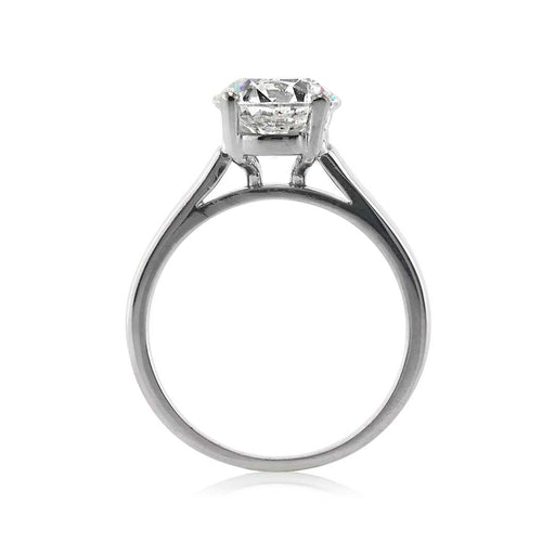 HRR2365 Modern Round Cut Solitaire Diamond Ring