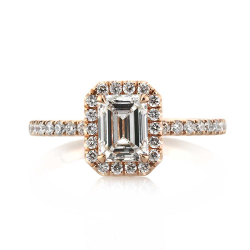 1.51ct Emerald Cut Diamond Engagement Ring