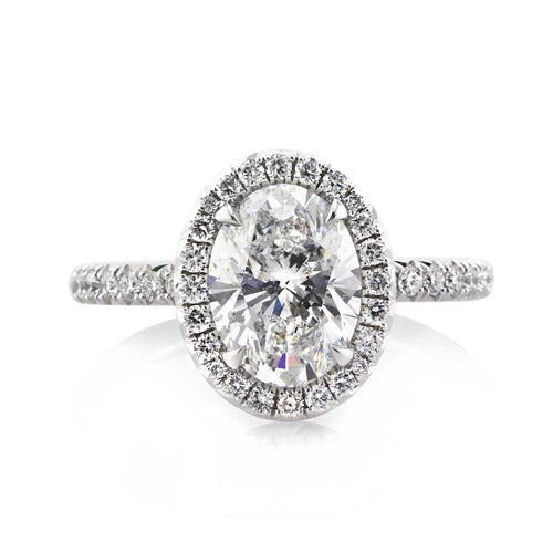 2.56ct Oval Cut Diamond Engagement Ring